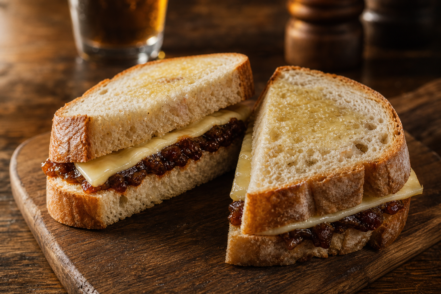 Cheese & Pickle Sandwich