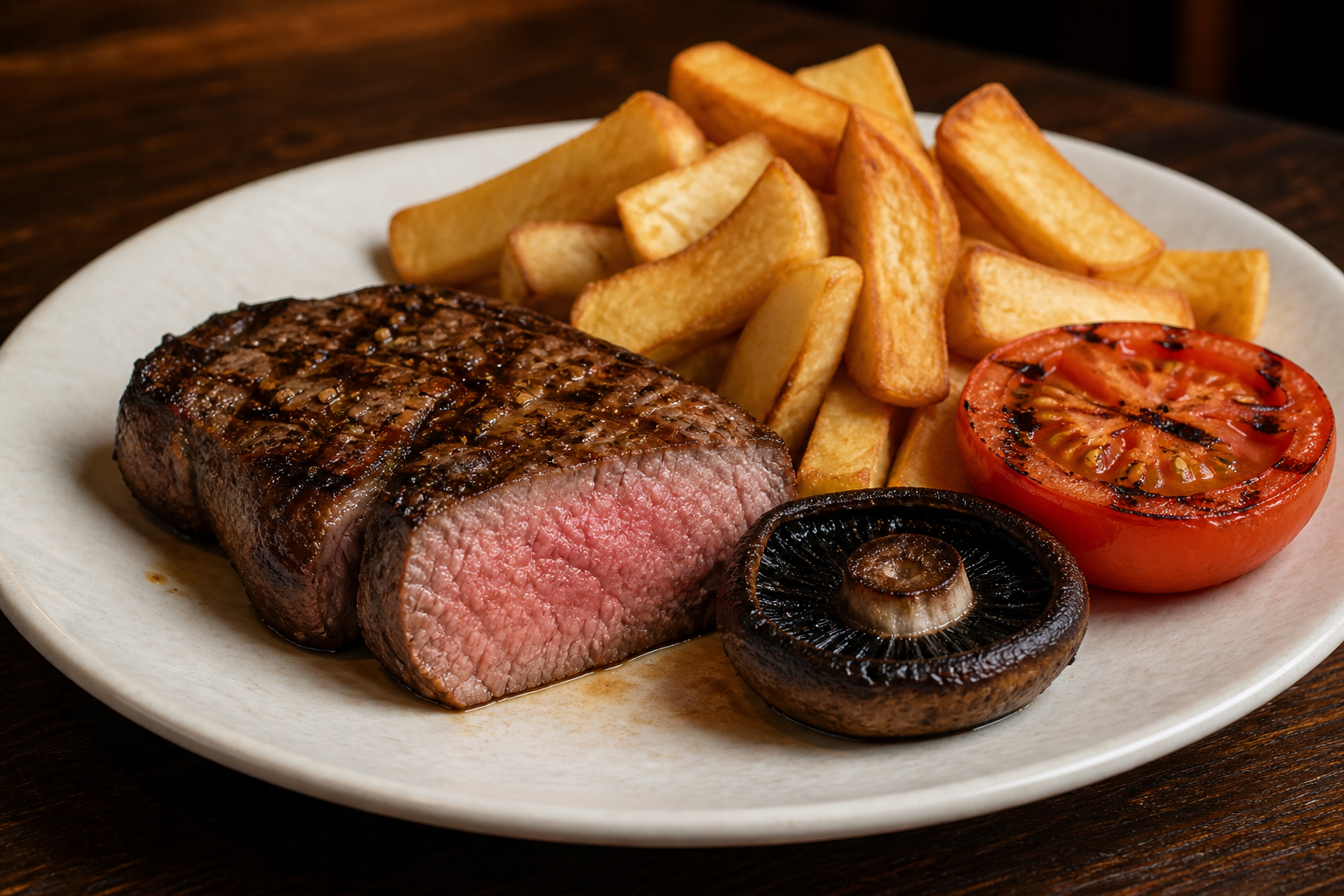 Rump Steak & Chips