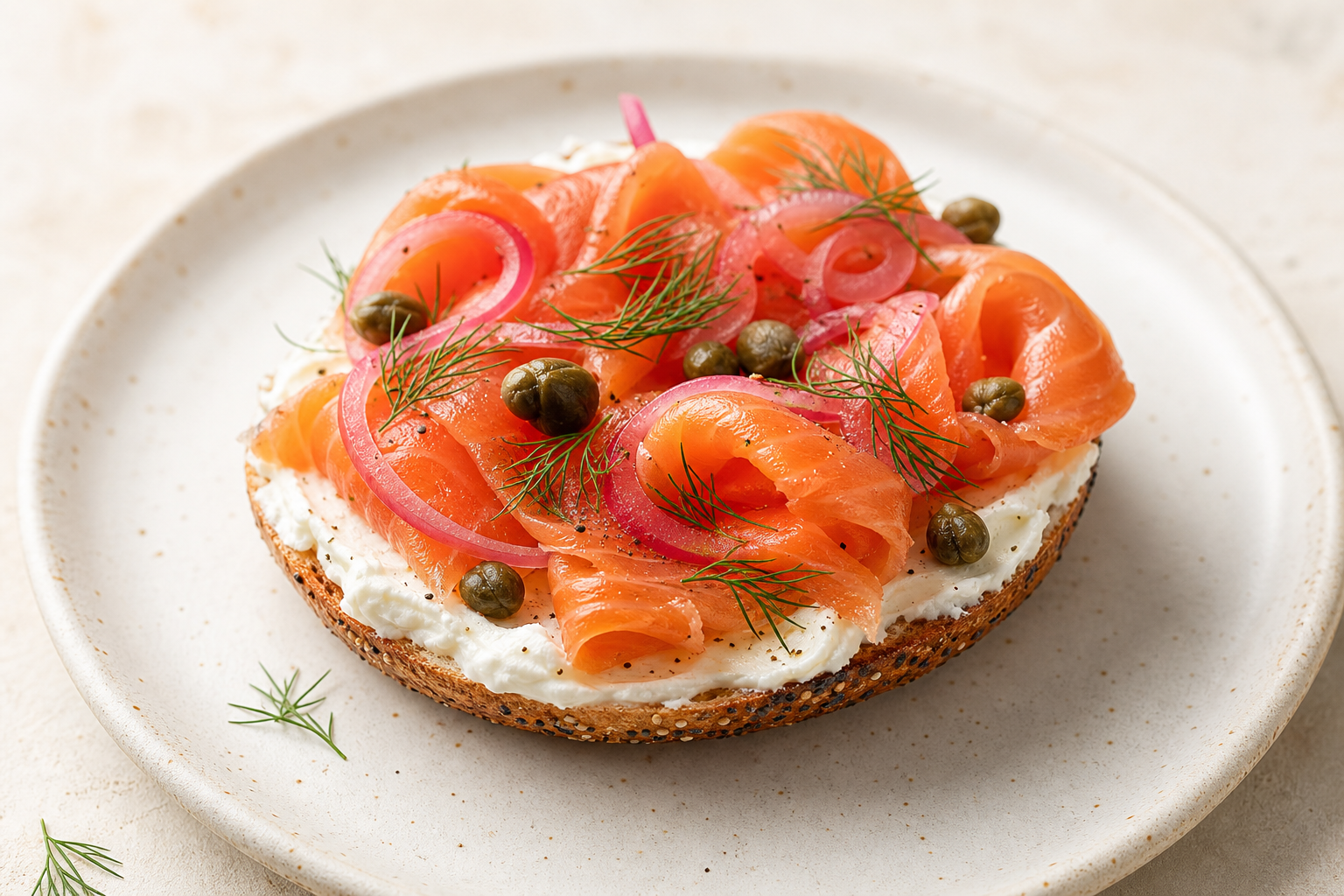 Smoked Salmon Bagel