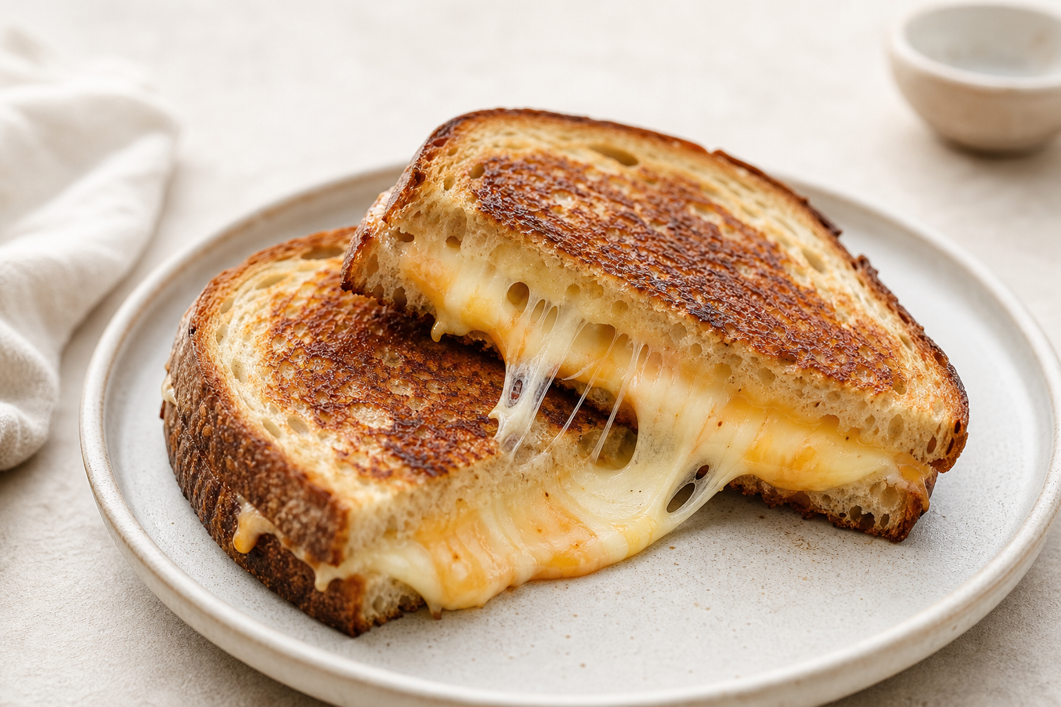 Three-Cheese Toastie